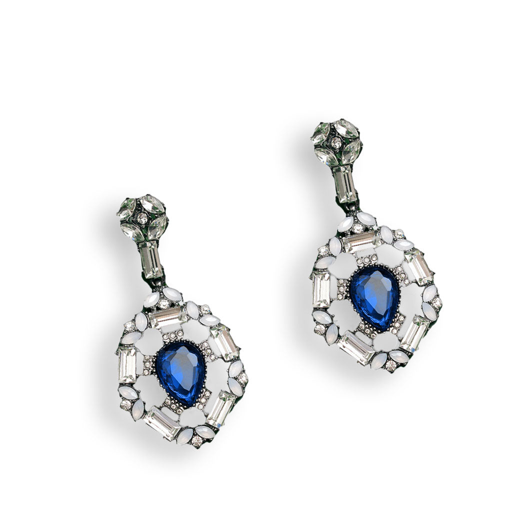 OPULENCE OCÉAN BLEU EARRINGS