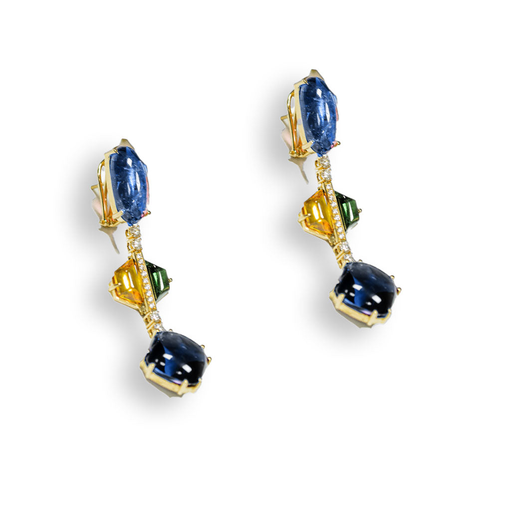 OPULENCE L&#39;AMOUR GEM EARRINGS